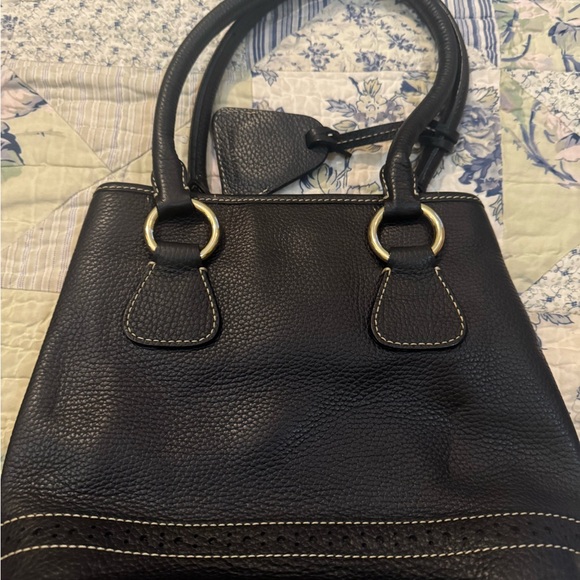 Dooney & Bourke Black Pebbled Leather Shoulder Bag - Picture 3 of 9